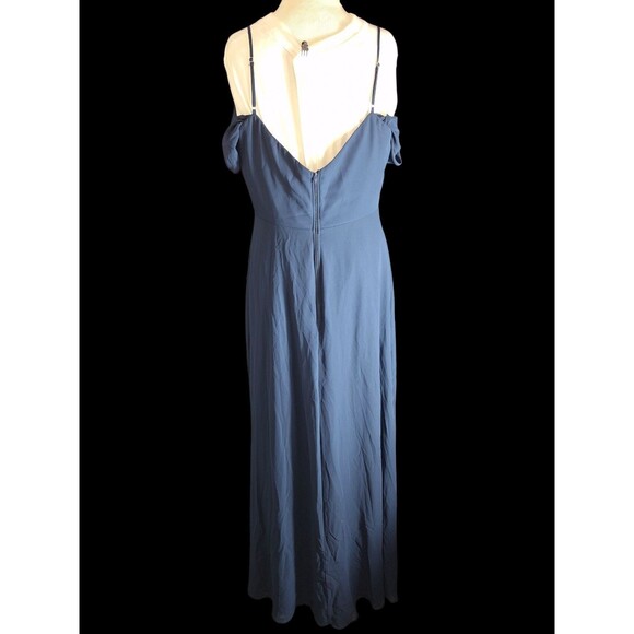Birdy Grey DEVIN CONVERTIBLE DRESS CHIFFON NAVY Sz XL BRIDESMAID WEDDING FORMAL - Picture 3 of 9